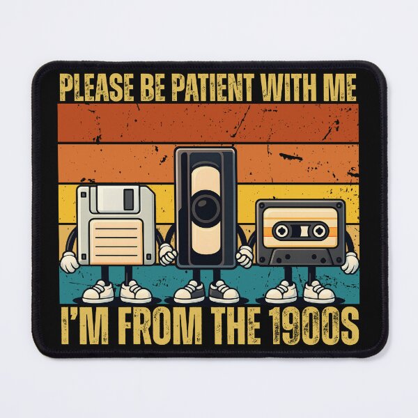Item preview, Funny Floppy Disk, VHS, Cassette Retro Sunset - Please Be Patient With Me I'm From The 1900s designed and sold by legendaryskins.