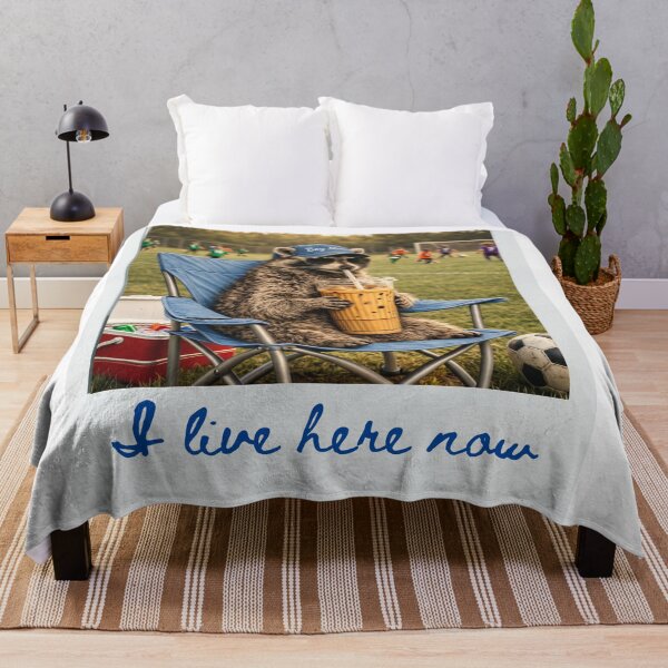 Item preview, Funny Soccer Mom - I live here now - boy mom designed and sold by loveforallages.