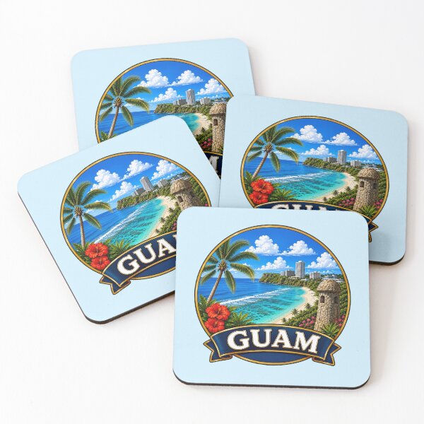 Item preview, Guam Tropical Coastline designed and sold by Myra365Art.