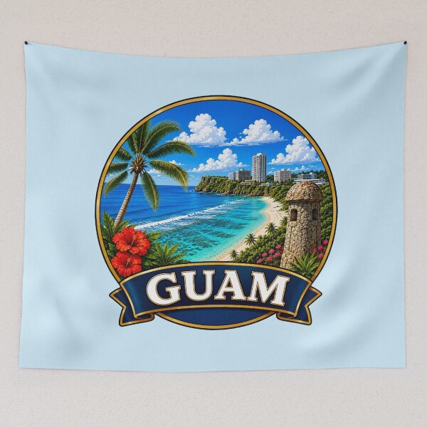 Item preview, Guam Tropical Coastline designed and sold by Myra365Art.