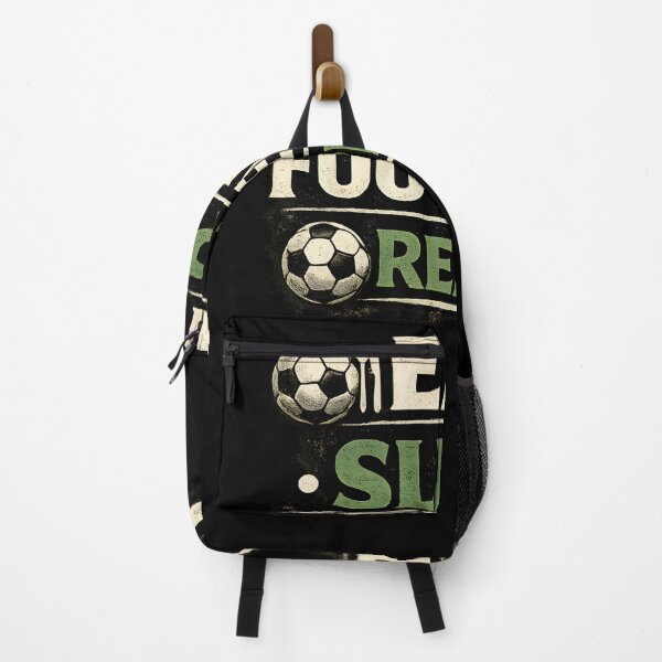 Item preview, Eat Sleep Football Repeat – Vintage Soccer Fan Tee designed and sold by WhisperFrame.