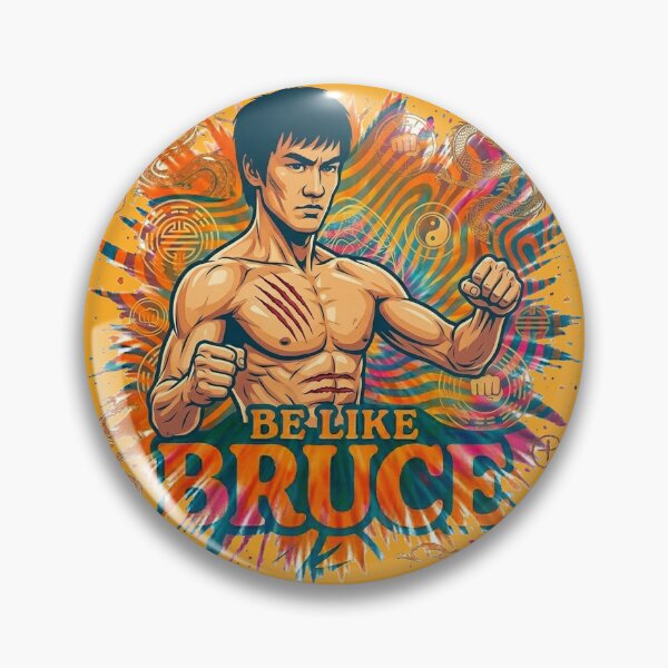 Item preview, Be Like Bruce - Explosive Retro Tie Dye designed and sold by CleverCulture.