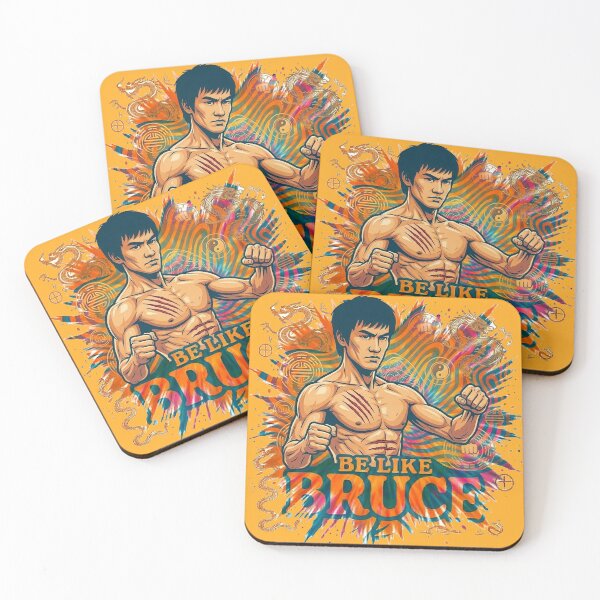 Item preview, Be Like Bruce - Explosive Retro Tie Dye designed and sold by CleverCulture.