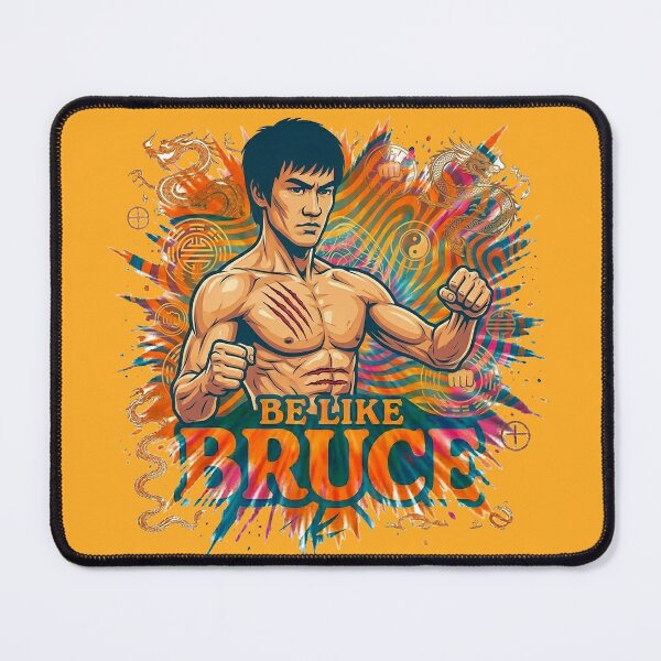 Item preview, Be Like Bruce - Explosive Retro Tie Dye designed and sold by CleverCulture.