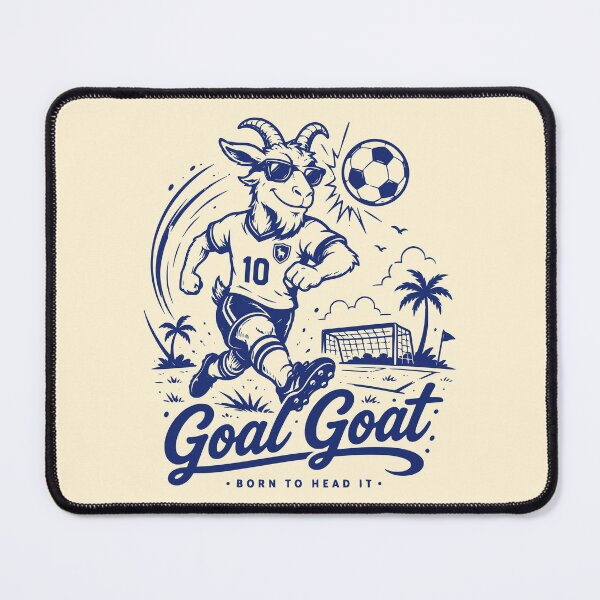 Item preview, Vintage Goal Goat Soccer Born To Head It designed and sold by 89shirts.