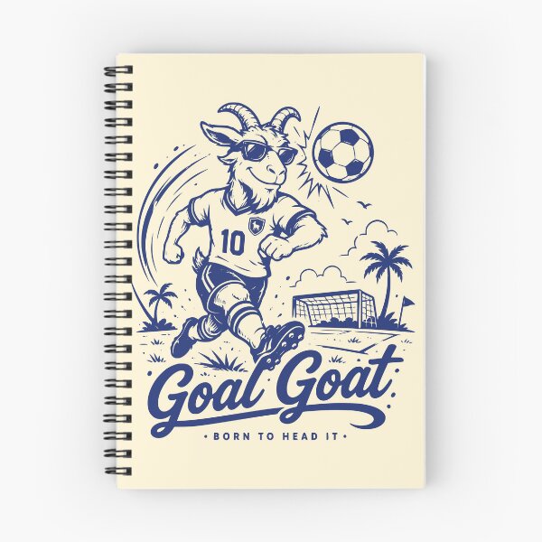 Item preview, Vintage Goal Goat Soccer Born To Head It designed and sold by 89shirts.