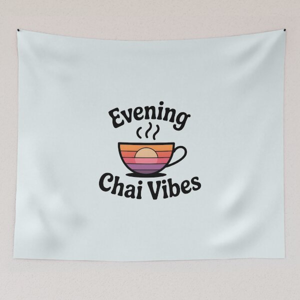 Item preview, Evening Chai Vibes – Cozy Desi Tea Time Design designed and sold by Swati Art Shop.