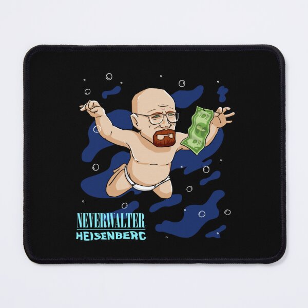 Item preview, NeverWalter Heisenberg - 90s Rock Album Sarcastic Mashup designed and sold by MrGlayga.
