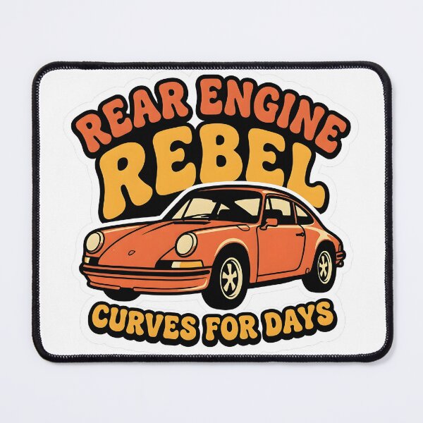 Item preview, Retro Rear Engine Rebel Air Cooled German Classic designed and sold by EKHOAISTORE.