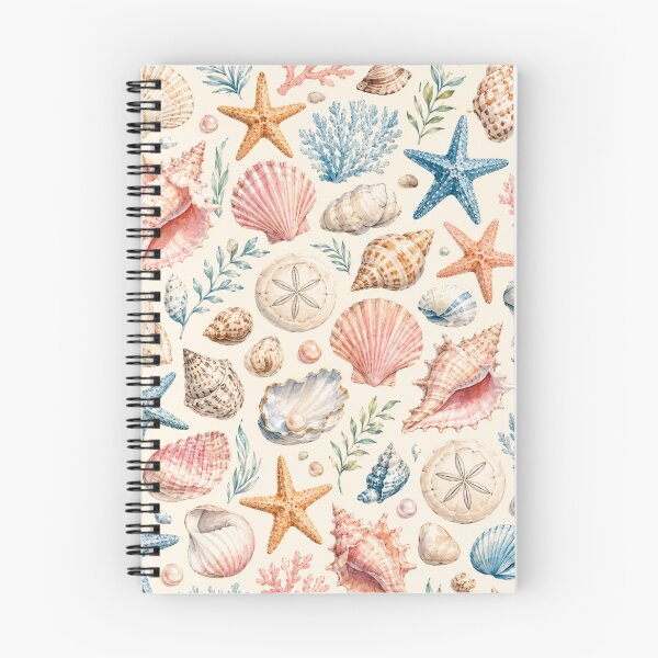 Item preview, Coastal Seashell Collection Pattern designed and sold by Aramdesing.