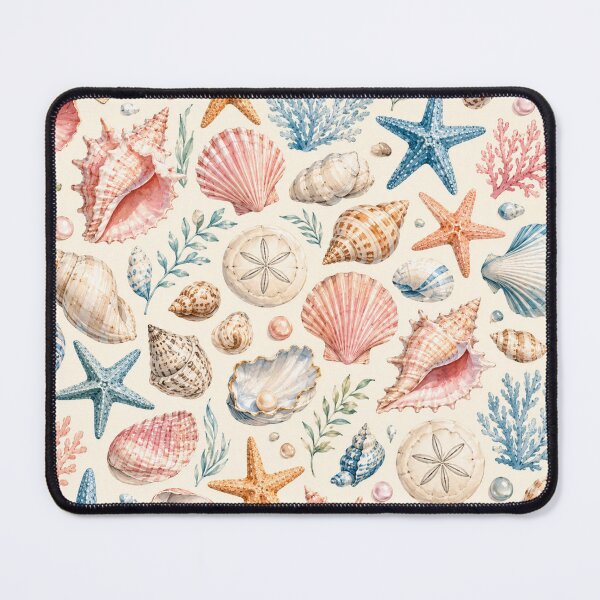 Item preview, Coastal Seashell Collection Pattern designed and sold by Aramdesing.