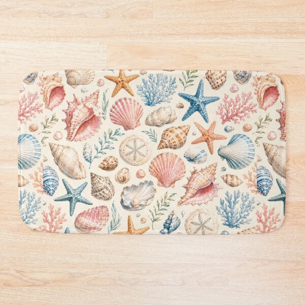 Item preview, Coastal Seashell Collection Pattern designed and sold by Aramdesing.