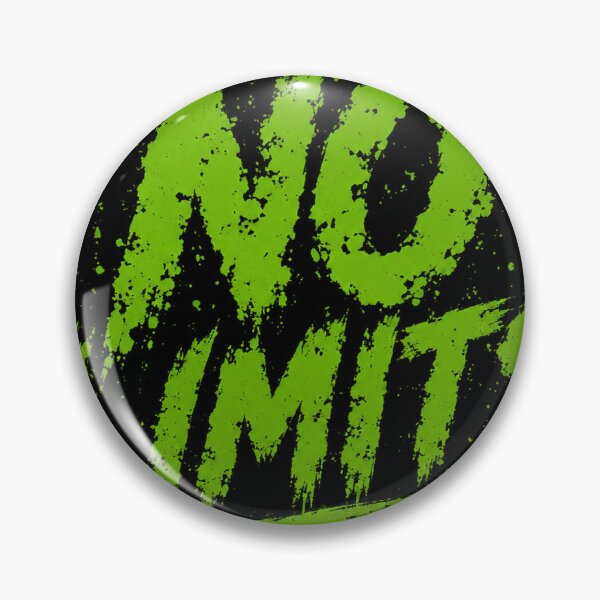 Item preview, No Limits Grunge Green Motivational Street Art Poster designed and sold by riki2365.