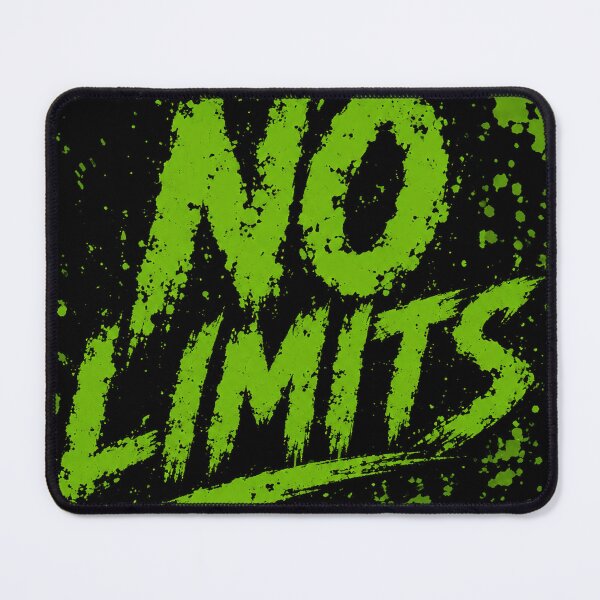 Item preview, No Limits Grunge Green Motivational Street Art Poster designed and sold by riki2365.