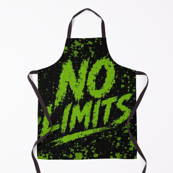 Item preview, No Limits Grunge Green Motivational Street Art Poster designed and sold by riki2365.