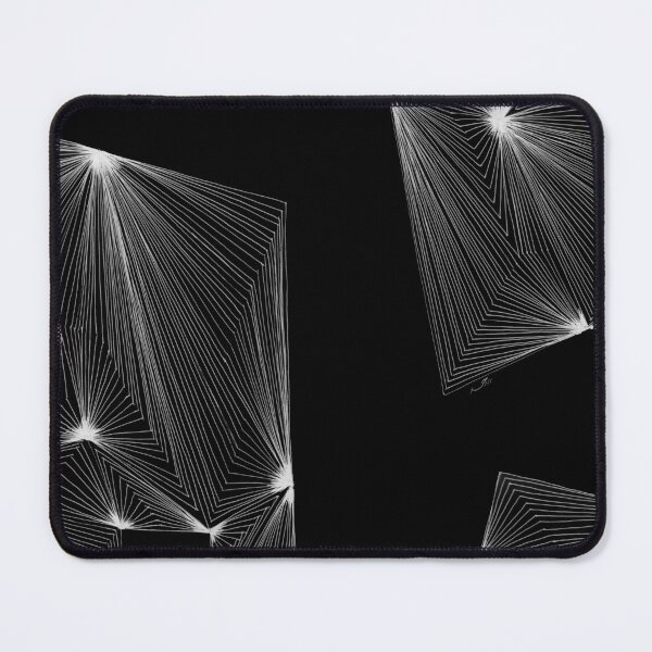 Item preview, Faceted Crystal Prism — Geometric Abstract Line Art designed and sold by SaharArtwork.