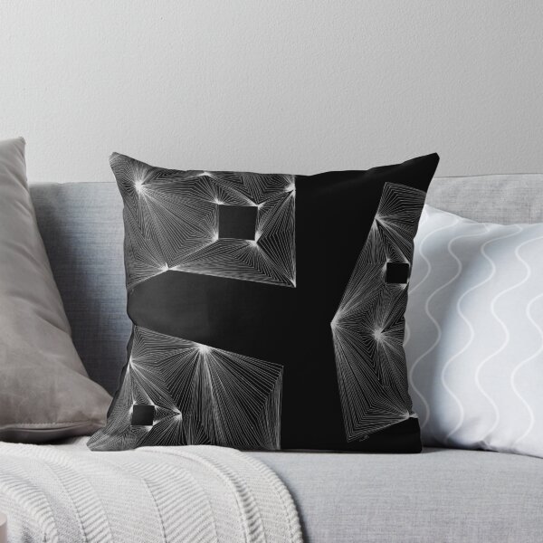 Item preview, Faceted Crystal Prism — Geometric Abstract Line Art designed and sold by SaharArtwork.