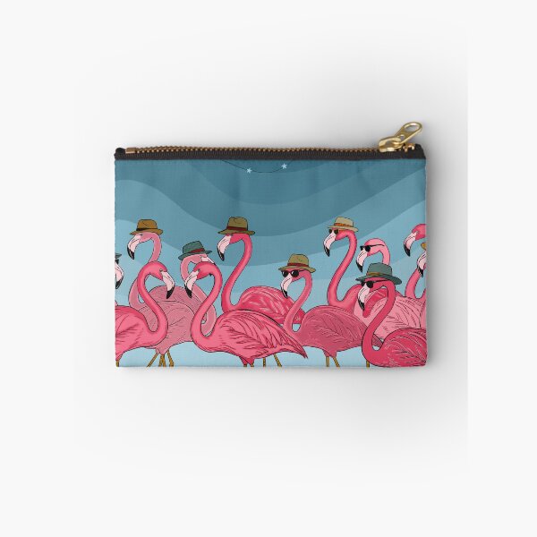 Item preview, A glamour of flamingos designed and sold by The Curious Cow.
