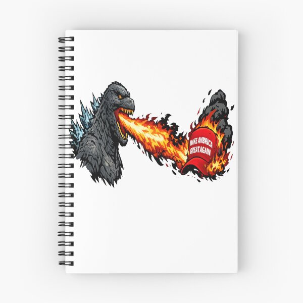 Item preview, Godzilla roasts maga designed and sold by Antifascist.