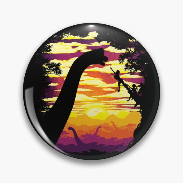 Item preview, Treetop Giants - Vintage Dinosaur Sunset Silhouette designed and sold by MrGlayga.