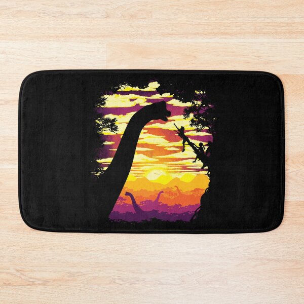 Item preview, Treetop Giants - Vintage Dinosaur Sunset Silhouette designed and sold by MrGlayga.