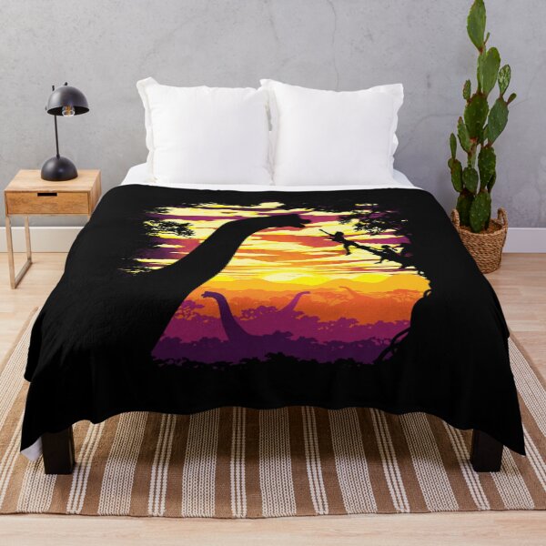 Item preview, Treetop Giants - Vintage Dinosaur Sunset Silhouette designed and sold by MrGlayga.