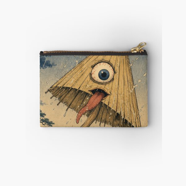 Item preview, Giggling Rain Spirit - Vintage Japanese Kasa-obake Ukiyo-e designed and sold by bapupa.
