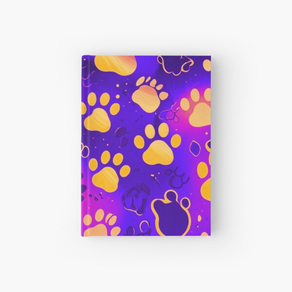Item preview, Galaxy Neon Paw Print Pattern Aesthetic Design designed and sold by IMuDesigner.
