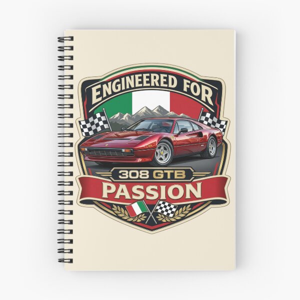 Item preview, Italian 308 GTB Passion Car Badge designed and sold by Retro Arabica.