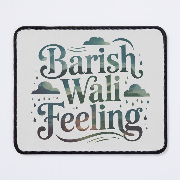 Item preview, Barish Wali Feeling – Cozy Desi Monsoon Aesthetic Design designed and sold by Swati Art Shop.