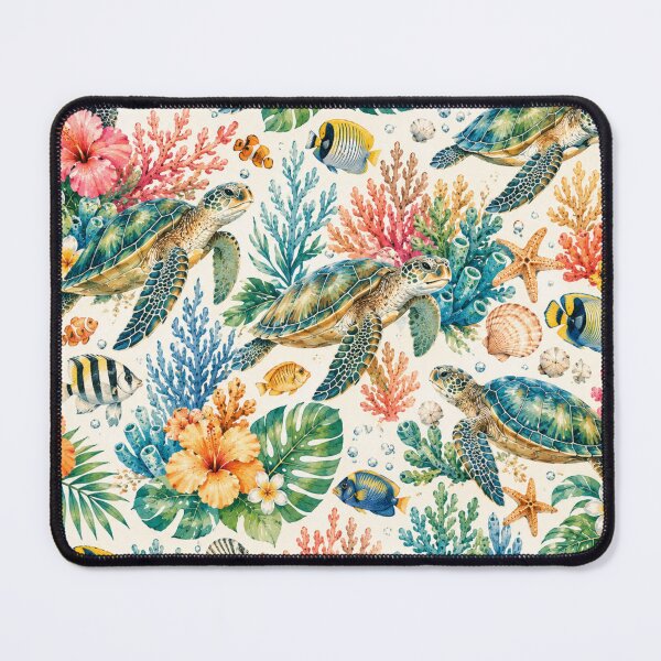 Item preview, Ocean Turtle Tropical Pattern designed and sold by Aramdesing.