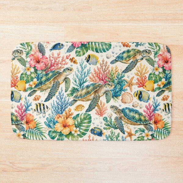 Item preview, Ocean Turtle Tropical Pattern designed and sold by Aramdesing.