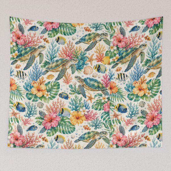 Item preview, Ocean Turtle Tropical Pattern designed and sold by Aramdesing.
