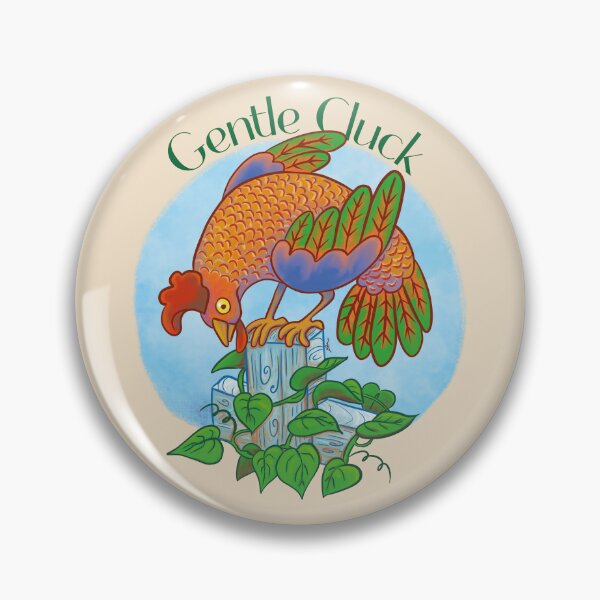 Item preview, Farm chicken gentle cluck designed and sold by Konopikyu.