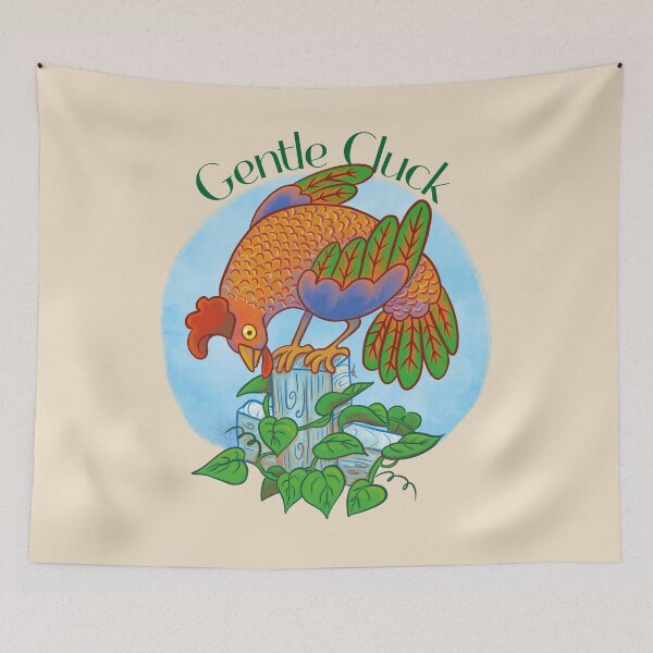 Item preview, Farm chicken gentle cluck designed and sold by Konopikyu.