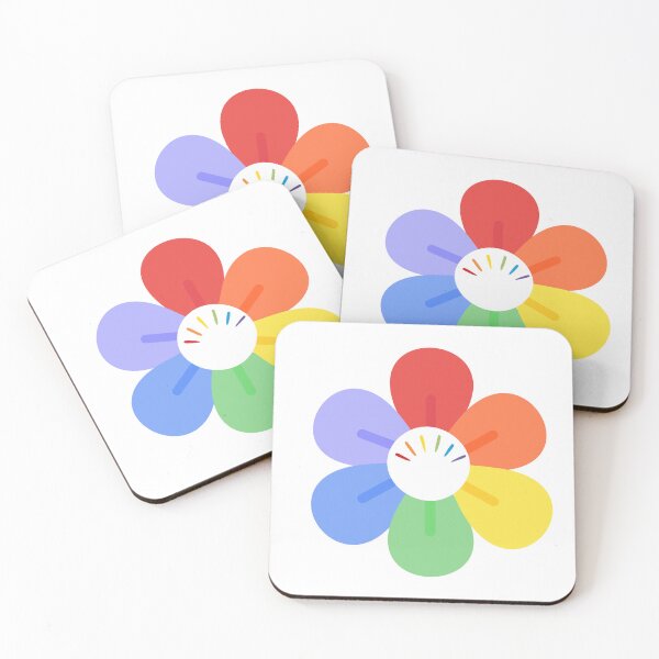 Item preview, Cute Rainbow Flower Graphic Pastel Floral Illustration designed and sold by SolutionsArt.