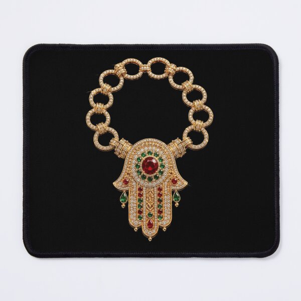 Item preview, Royal Hamsa Hand Luxury Tunisian Gold designed and sold by Rawafi Art Studio.