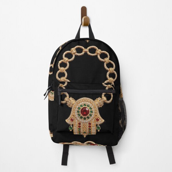Item preview, Royal Hamsa Hand Luxury Tunisian Gold designed and sold by Rawafi Art Studio.