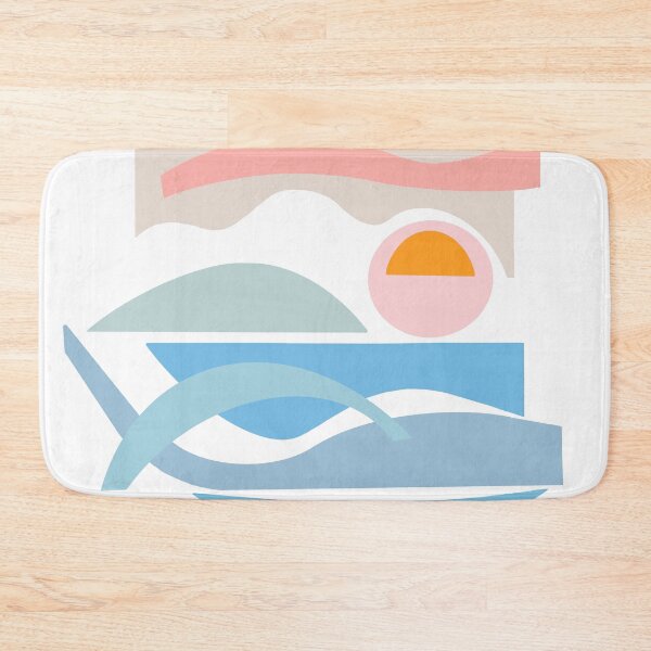 Item preview,     Modern Coastal Landscape Abstract Art designed and sold by kdunawaydesign.