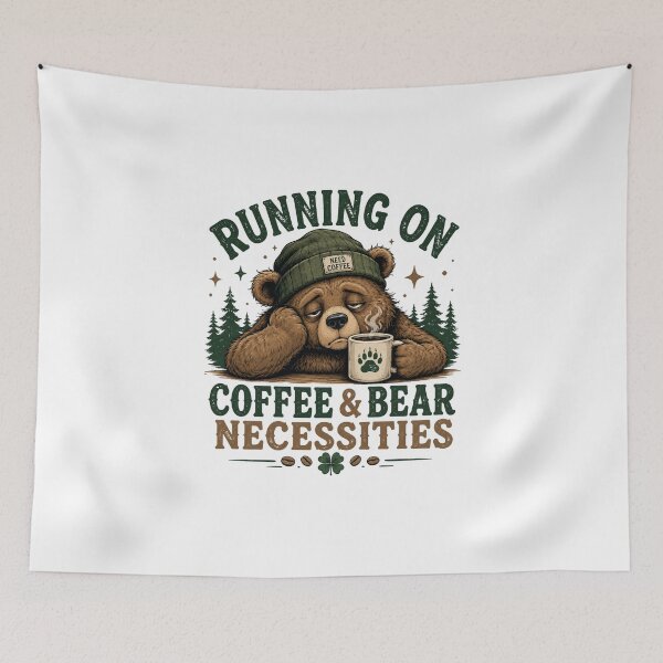 Item preview, Running On Coffee And Bear Necessities designed and sold by MJO80.