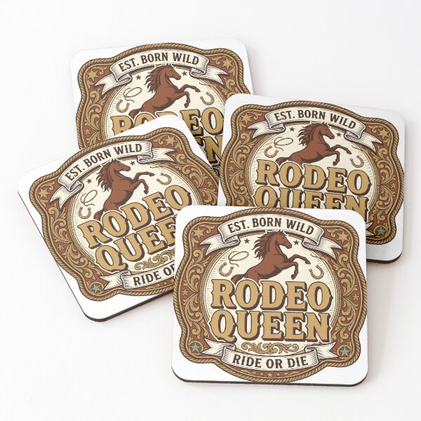 Item preview, Rodeo Queen Ride or Die — Vintage Belt Buckle Western T-Shirt designed and sold by BumbleBloom7.