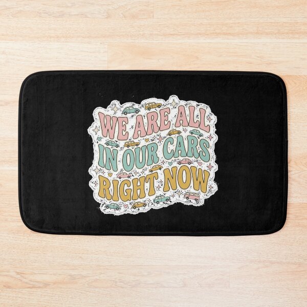 Item preview, We Are All In Our Cars Right Now Retro Funny Sticker . designed and sold by  BreedCraft Studio.