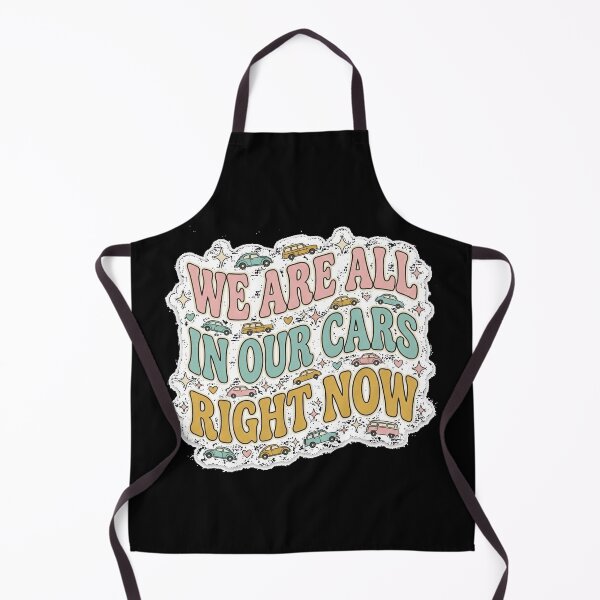 Item preview, We Are All In Our Cars Right Now Retro Funny Sticker . designed and sold by BreedCraft Studio.