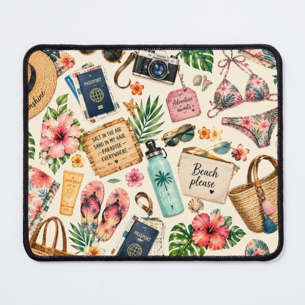 Item preview, Island Vacation Essentials Pattern designed and sold by Aramdesing.