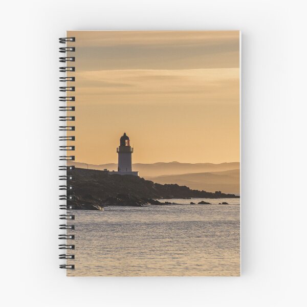 Item preview, Port Charlotte Lighthouse Sunrise, Islay designed and sold by Kasia Design.