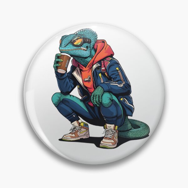 Item preview, The Chillest Chameleon designed and sold by MarineIndustry.
