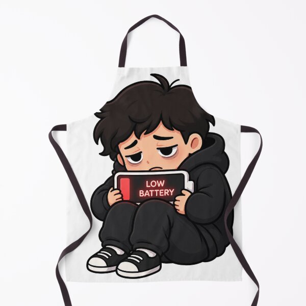 Item preview, Social Battery Empty Introvert Humor designed and sold by NovaMint2412.