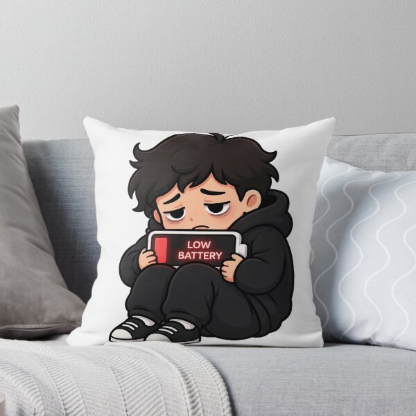 Item preview, Social Battery Empty Introvert Humor designed and sold by NovaMint2412.
