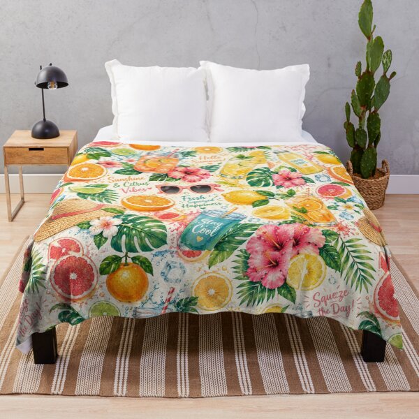 Item preview, Citrus Splash Summer Pattern designed and sold by Aramdesing.