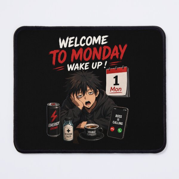 Item preview, Funny Monday Morning Struggle – Wake Up and Survive Design designed and sold by MargaretaArt.